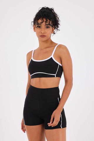 Scorp Omni Kadın Spor Sütyen Biker Tayt 2li Takım Siyah STANDART