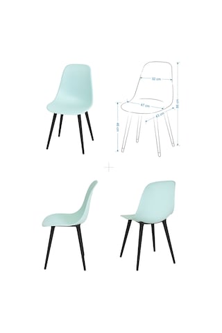 Vilinze Tilia Plastik Bahçe Balkon Bistro Seti Katlanır Masa 60 60 Cm 1+4 Set Yeşili Bej