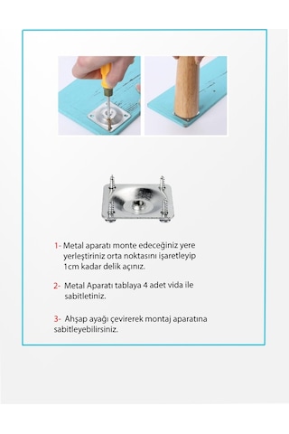 Tsmpapel Koltuk Ayağı - Baza Ayağı - Ahşap Ayak - Mobilya Ayağı (500823836)