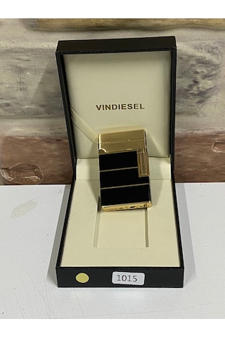 Vindiesel Marka Düz Siyah Sarı Renk Yatay Çizgili Desenli Gazlı M