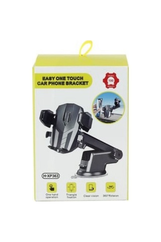 Blue Spectrum H-xp363 Ekstra Güçlü Vantuzlu Araç İçi Telefon Tutucu Siyah