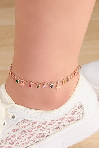 Gümüş Rose Renkli Zirkon Taşlı Kelebek Yıldız Kalp Sonsuzluk Pull Gümüş
