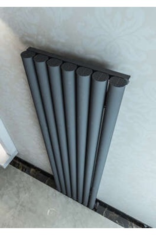 Warma Ula Dikey Alüminyum Radyatör 485x1800 Pütürlü Antrasit 7946