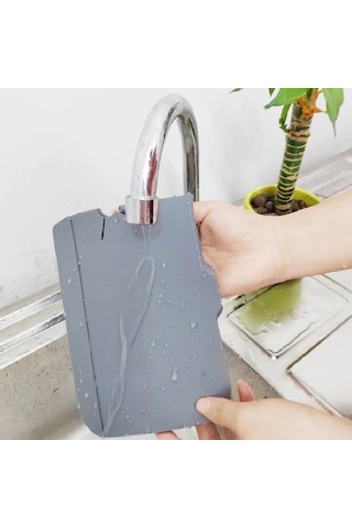 Buffer Lavabo İçin Silikon Esnek Mat Musluk Sapı Damlama Tutucu Raf Mutfak Tezgahı Sıçrama Koruma Diğer