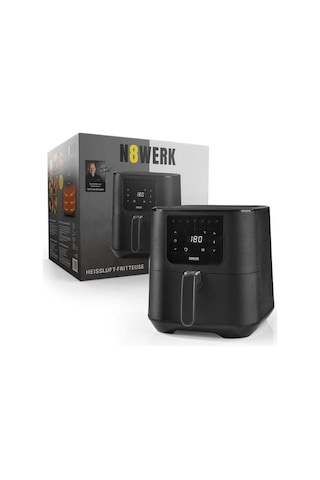 N8WERK Air Fryer - Dijital Ekran 7 Program 5.5l Sepet 1800