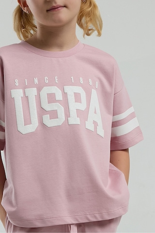 Kız Çocuk Pembe Bermuda Takım Us2091 Pembe