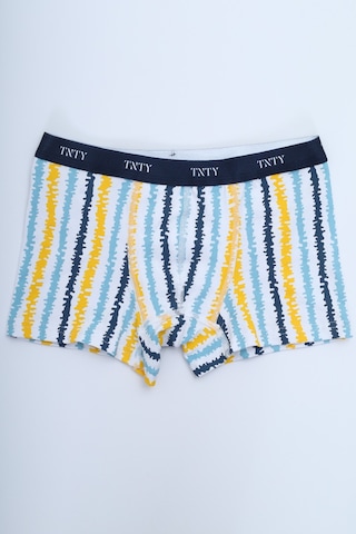 Toontoy Kids Toontoy Erkek Çocuk Baskılı Pamuklu Lastikli Boxer - 4'lü Paket Sarı