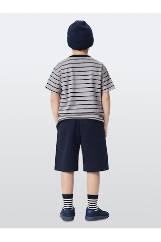 Denokids Erkek Çocuk Takım Çizgili T-shirt Korsan Şort Yazlık Takım Çok Renkli