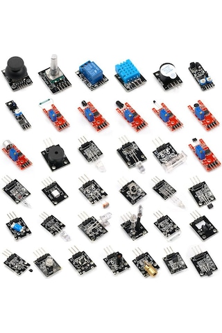 Devredünyası-37 Çeşit Arduino Sensör Modül Seti Kiti - 37 İn 1