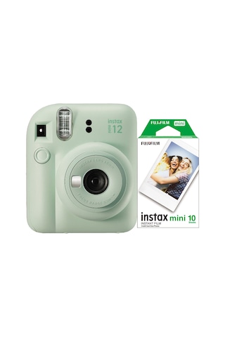 Fujifilm Instax Mini 12 Fotoğraf Makinesi + Askı + Pil + 10'lu Film
