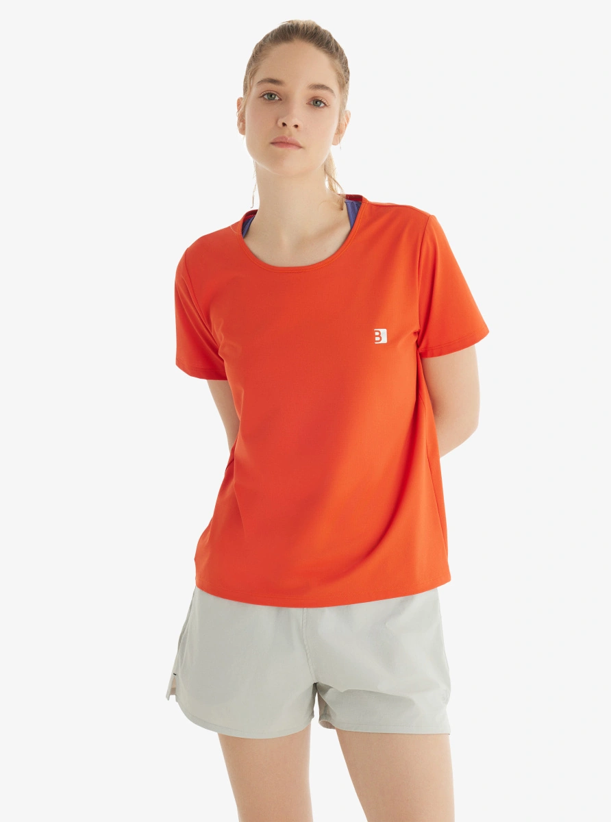 Blackspade Kadın T-shirt 70592 - Mercan Mercan