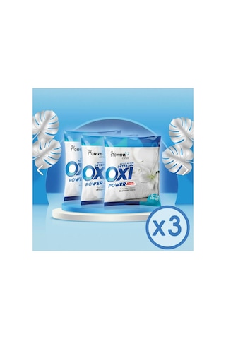 Homm Bitkisel Clean Oxı Power Beyazlar İçin 500 Gr Leke Çıkarıcı 3 Adet