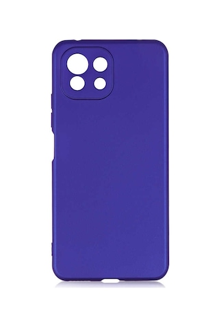 Xiaomi Mi 11 Lite Kılıf Zore Premier Silikon Kapak Saks Mavi