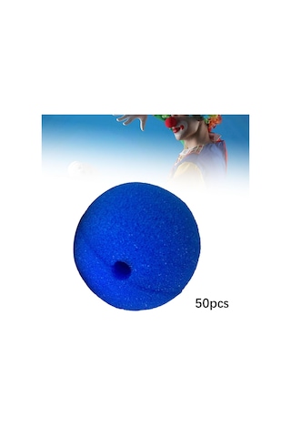 Suntek 50 Adet Palyaço Burun Kadınlar Için Erkekler 2 Mavi