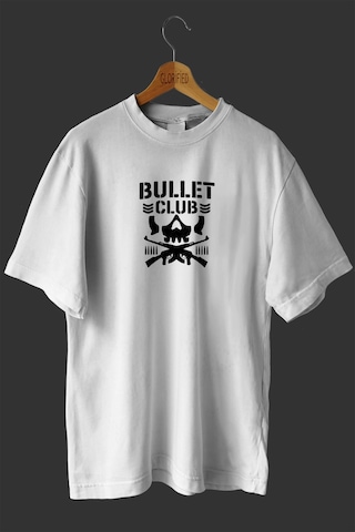 Noıssey -wed Bullet Clup Tasarım Baskılı Oversize T-shirt Tişört Beyaz