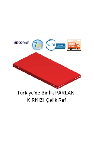 Mekoraf Mekoraf Parlak Kırmızı 31X93 / 43X93 /2 Metre /2.5 Metre Raf