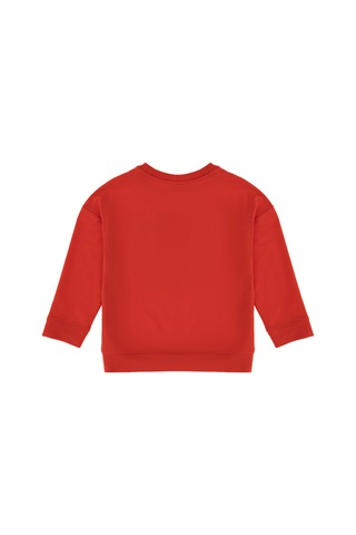 U.S. Polo Assn. Kız Çocuk Nar Çiçeği Bisiklet Yaka Sweatshirt 50298159-VR239