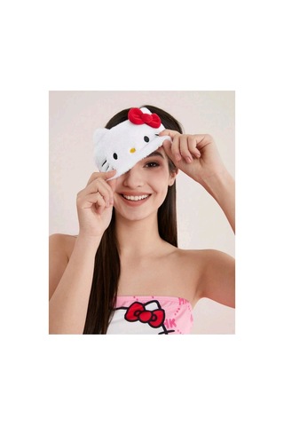 Myballistore Hello Kitty Uyku Göz Bandı Beyaz