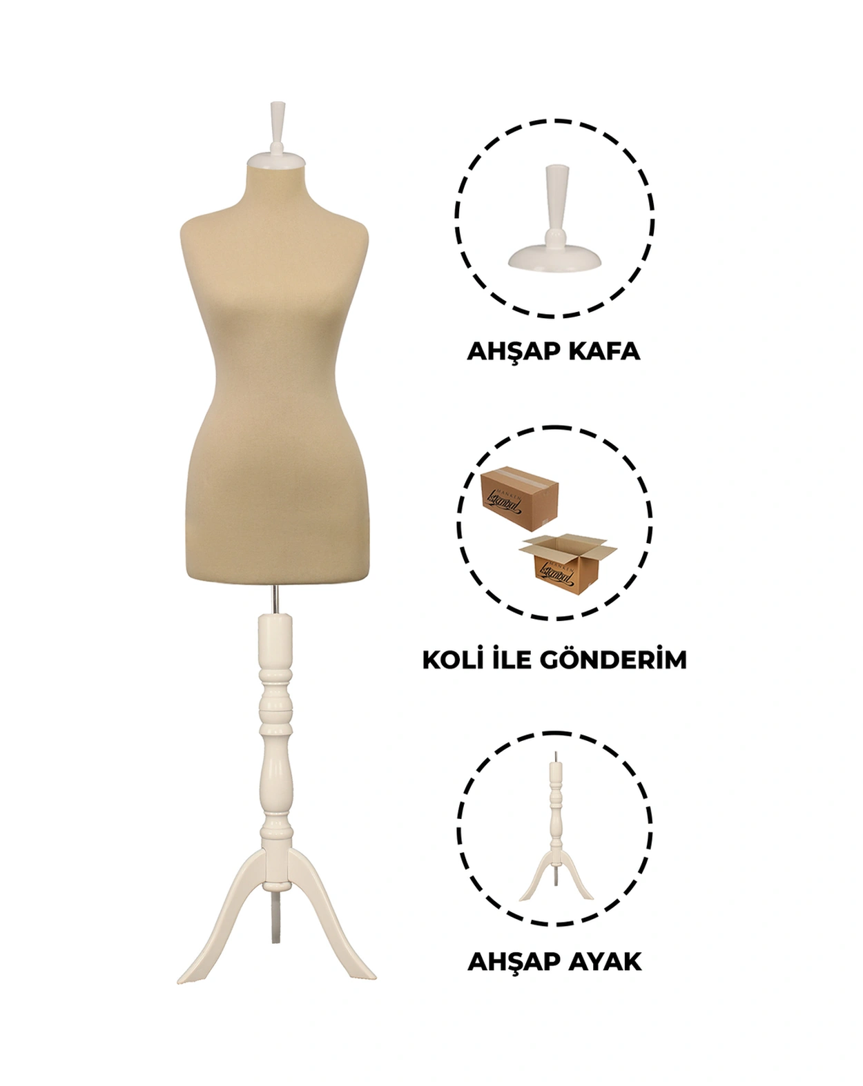 34 Beden Iğne Batabilen Terzi Mankeni Prova Mankeni Sünger Manken Po-01 2418