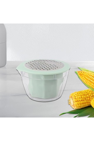 Suntek Mısır Soyma Aleti Ev Aileleri İçin Taşınabilir Mutfak Açık Yeşil