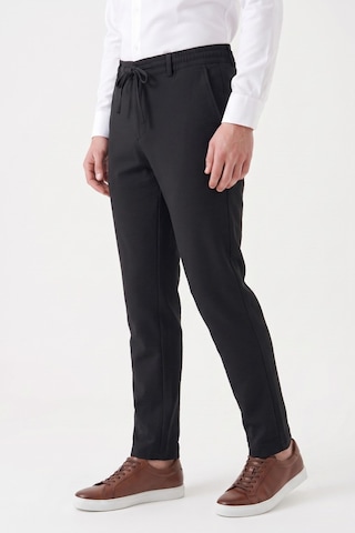 Günce Erkek Regular Kalıp Jogger Pantolon Gofre Kumaş Bgl-st05632 Siyah