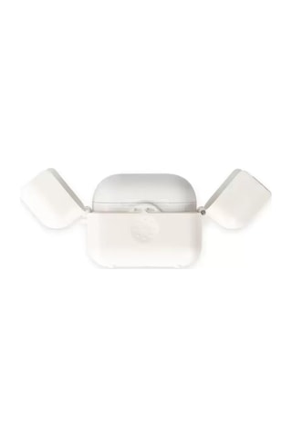 Newface Apple Airpods uyumlu3 3.nesil Basmalı Kılıf - Beyaz Çok Renkli