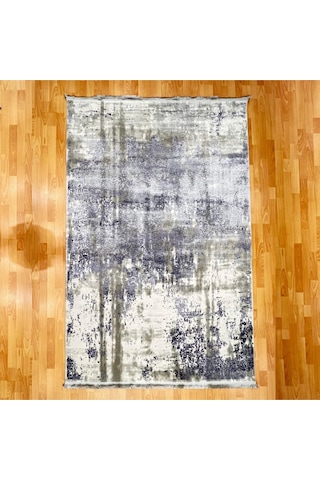 Gri Eskitme Desenli Modern 160 X 230 Yün Halı