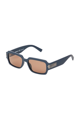 Despada Ds 2267 C4 54 Polarize Unisex Dikdörtgen Lacivert Kemik Güneş Gözlüğü