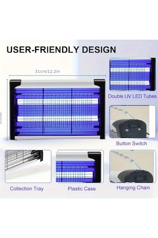 Motion003 1 Bilgisayar Elektrikli Sivrisinek Oldurucu Lamba Usb Arayuzu İle Asilabilir Veya Yerlestirilebilir