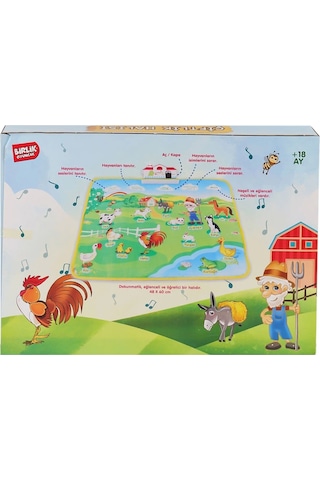 Birlik Toys Yy-571 A622374tr-u Sesli Ve Işıklı Eğitici Çiftlik Halısı -birliktoys