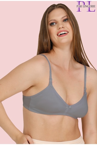 Parlingerie Hamile Emzirme Sütyeni Kapsız Gri