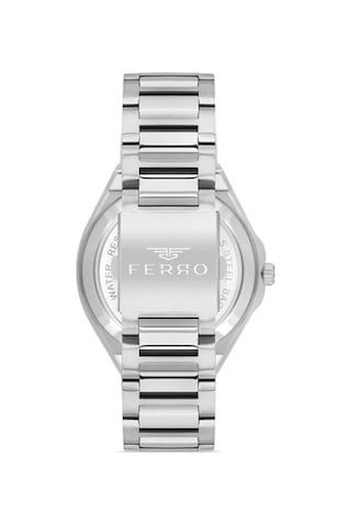 Ferro F31443a-a2 Otomatik Gri Siyah 44 Mm Erkek Kol Saati