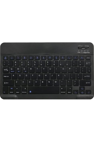 Tüm Cihazlara Uyumlu Akıllı Taşınabilir Şarj Edilebilir Kablosuz Bluetooth Klavye Ve Mause Seti Siyah - 582815151