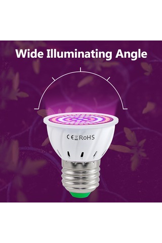 Xindoker Ev Bitkileri İçin Enerji Tasarruflu Led Büyüme Lambası - Hızlı Büyüme Ve Uzun Ömür Diğer