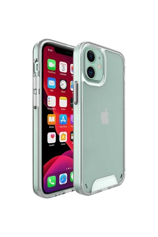 Apple Uyumlu iPhone 12 Mini Kılıf Zore Gard Silikon Renksiz