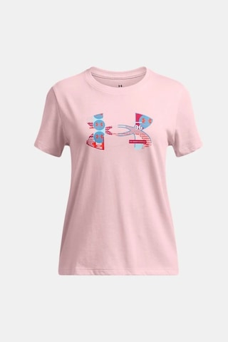 Under Armour Kız Çocuk Tişört 1389769-647 Pembe