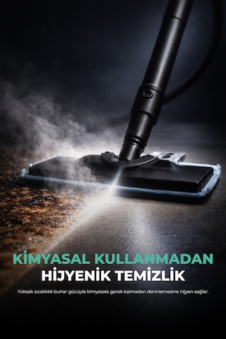 PiranTech CB-105A 2000 W Buharlı Temizlik Makinesi