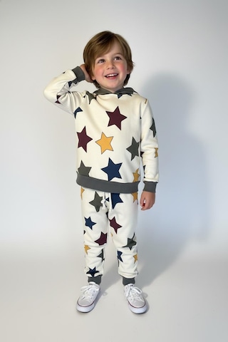 Yıldız Baskılı Kapşonlu 2 Li Takım Haki