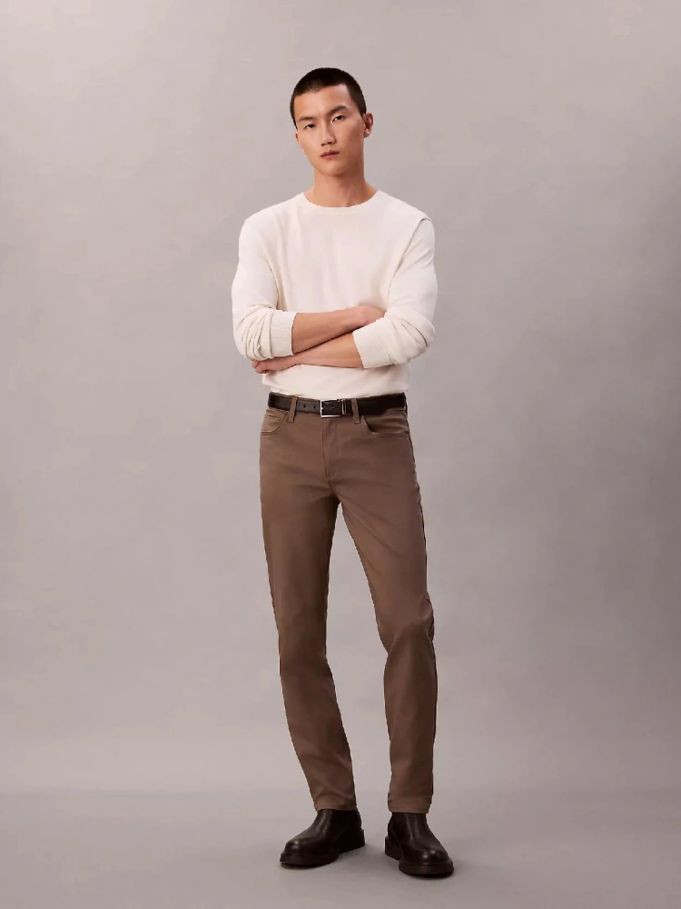 Calvin Klein Stretch 5pkt Pant Erkek Gri Pantolon Lv040vm614-pdk Gri