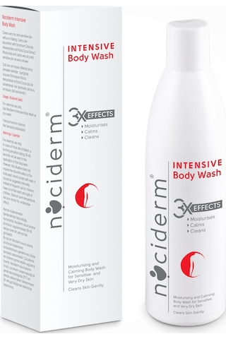 Nociderm Intensive Body Wash Kuru ve Hassas Ciltler İçin Sülfatsız Vücut Şampuanı 300 ML