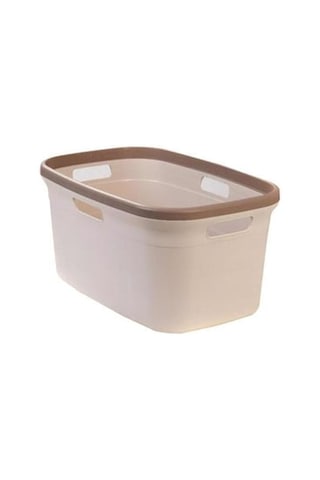 Reis Home Motek 80 Litre Kirli Çamaşır Sepeti Çamaşır Selesi İkil Kahve