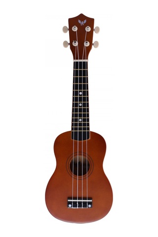 Angel Auk21-br Kahverengi Soprano Ukulele Ihlamur Gövde Yumuşak