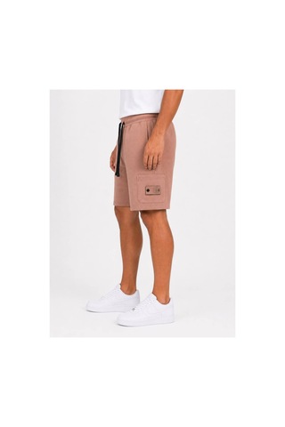 Hzr Wear Erkek Pamuklu Cepli Regular Fit Beli Bağcıklı Komando Cepli Şort Bej