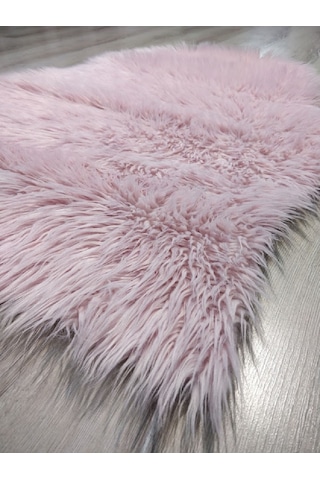 Yamalıhome Peluş Halı Apost Pembe 75x100cm Post Halı