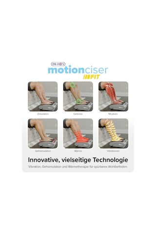 Dr. Ho's Motionciser Fit Yürüyüş Simülasyonlu Elektrikli Ayak Masajı Bacak, Baldır Ve Ayak Masajı 10 Titreşim Seviyesi Kızılötesi Isı 30-50 C Eğitim Bantları Dahil Ayak Masajı