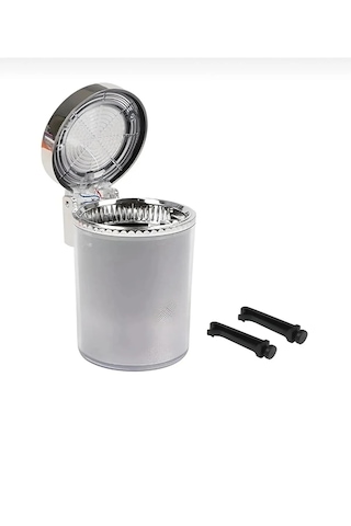 7 Renkli Rgb Led Işıklı Lüx Oto Küllük Kapaklı Spor Araç Içi Küllük Araba Küllüğü