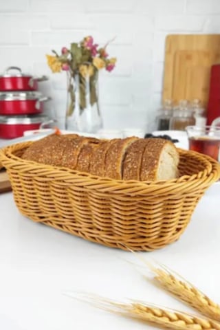 Cooker Yk1447 Ekmek Sepeti 24 Cm Kahverengi