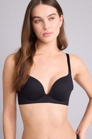 Defacto Micro Kaplı Pedli Balensiz Tişört Bra G9517ax26smbk81 Siyah-bk81