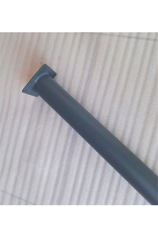 Metal Çap 5.1 CM Konik Masa Ayağı Antrasit﻿ 72 CM 4 Adet