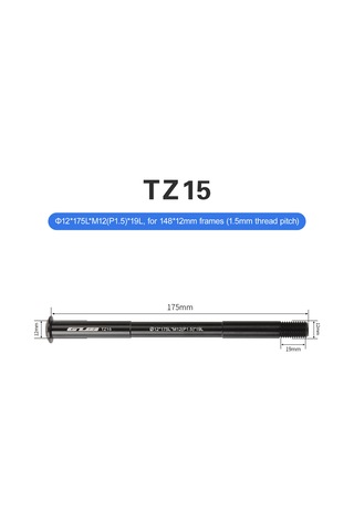 Ranyeek Gub Tz15 Alüminyum Arka Göbek Aksı - Dayanıklı Ve Kolay Montajlı Bisiklet Aksı Çok Renkli